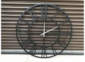 Huge Metal 1.2M Diameter Wall Clock