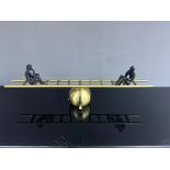New Boxed Magnetic Modern Art Thinking Men On Gold Ladder Ornament