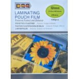 Box Of 20 Packs Of 100 Pc A4 Laminating Pouches
