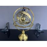 New Boxed Unique Armillary Globe Ornament