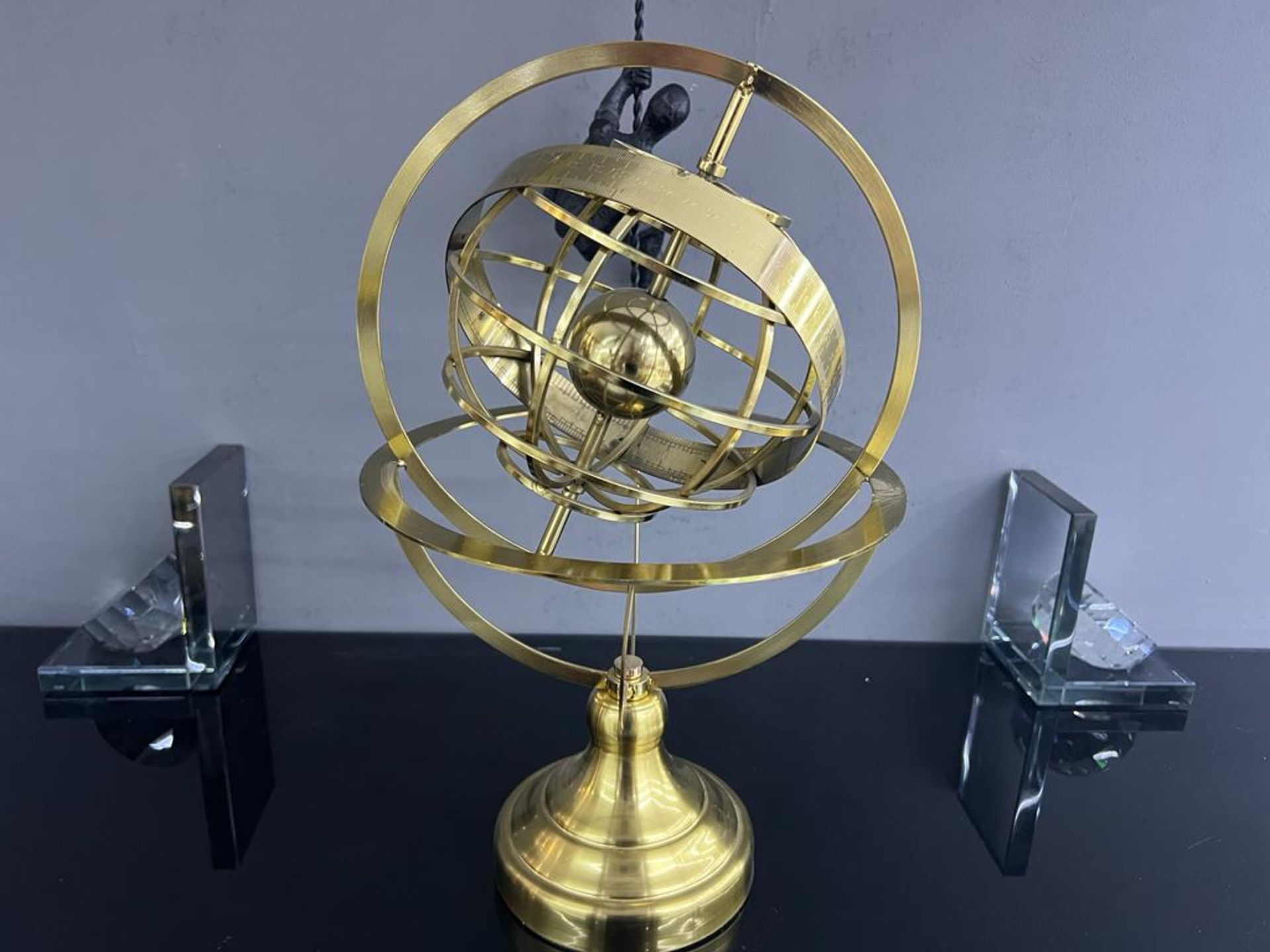 New Boxed Unique Armillary Globe Ornament