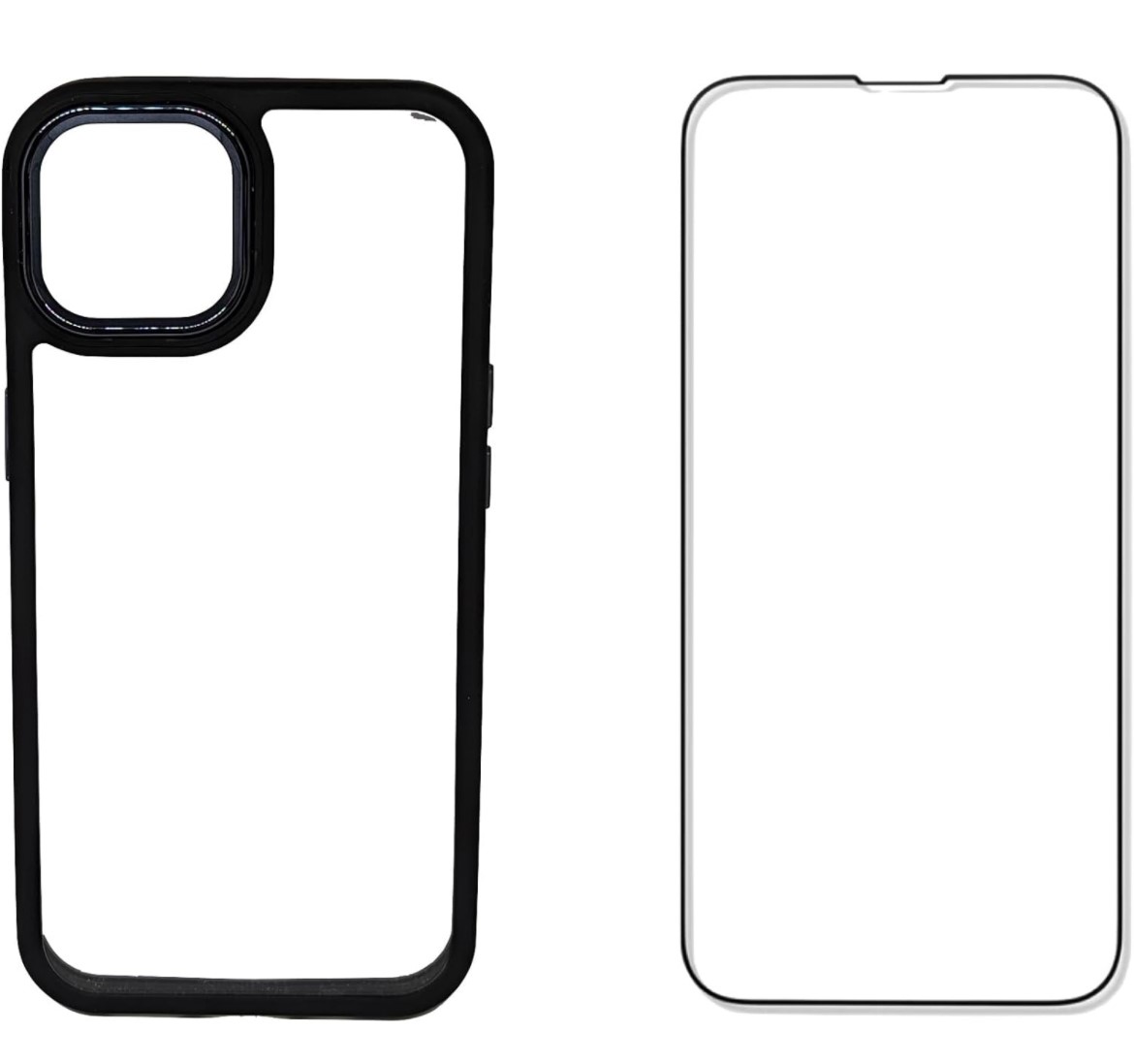 Set Of 10 X Black iPhone 15 Covers With Glass ScreensÊ - Image 3 of 3