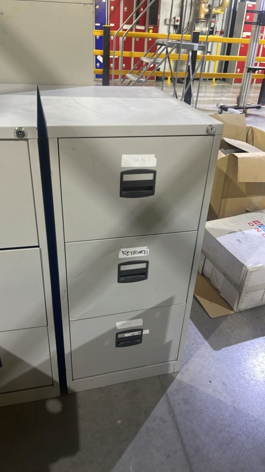 Metal Filing Cabinets x3 - Image 3 of 5