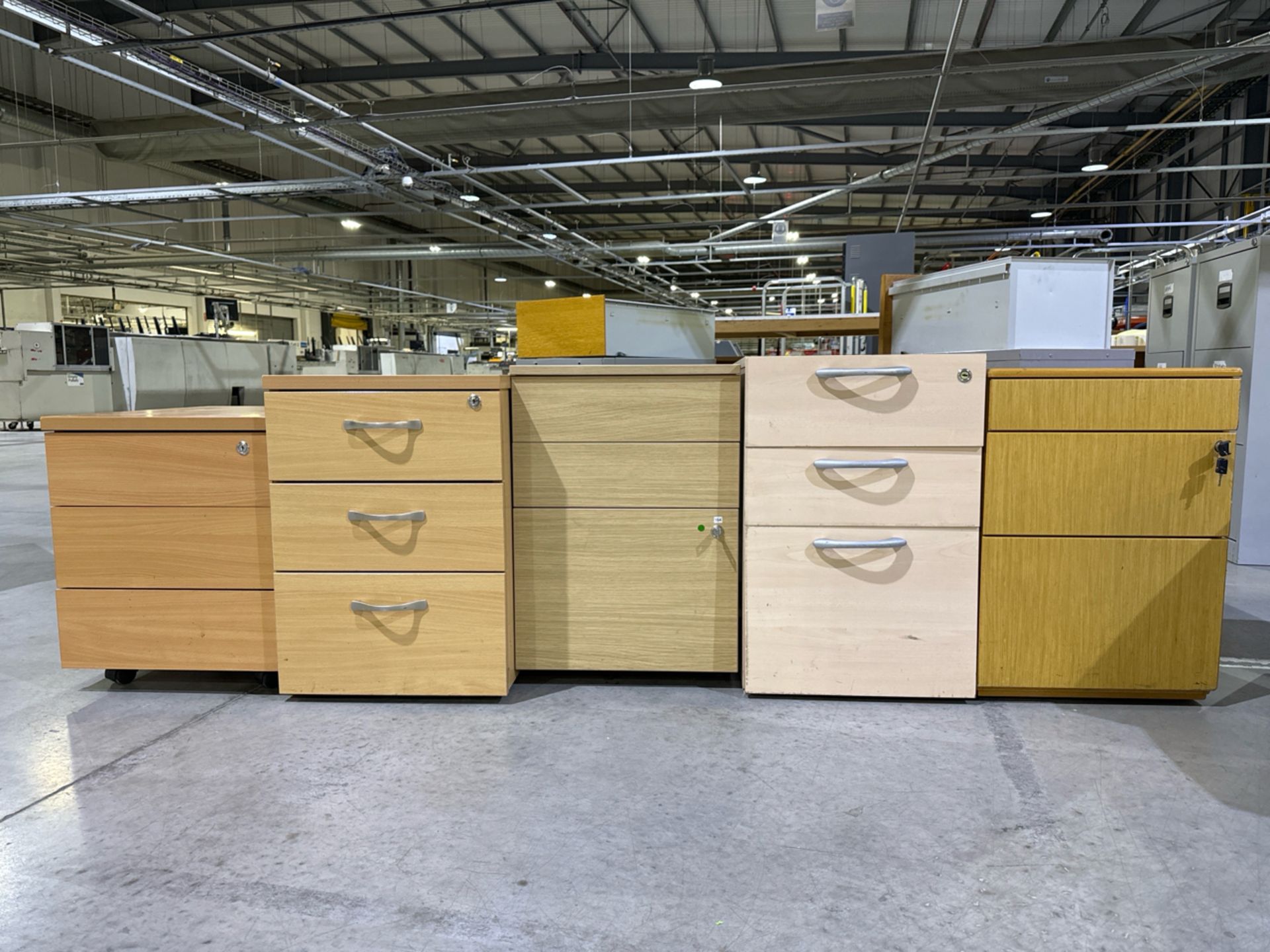 Wooden Drawer Units x5