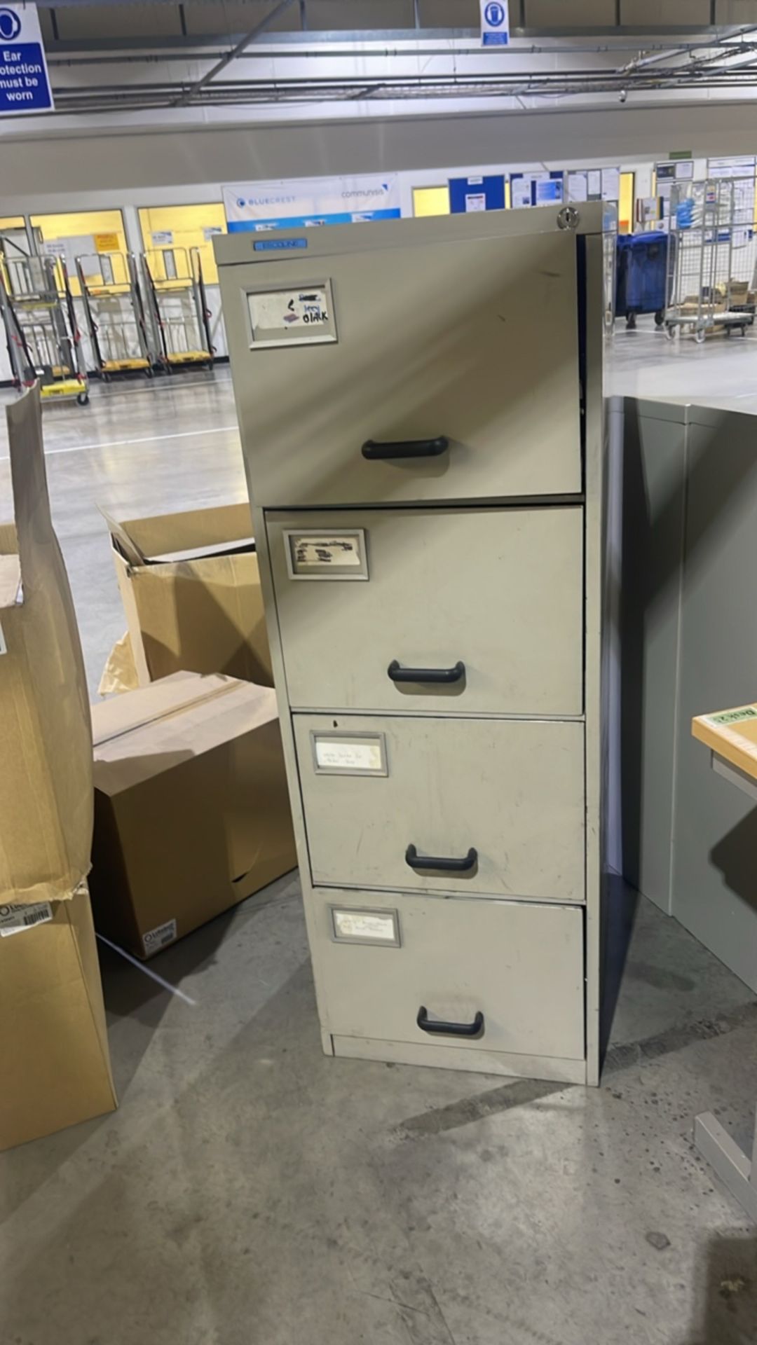 Metal Filing Cabinets x3 - Image 5 of 5
