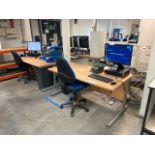 Pair Of Office Desks & Chairs