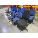 Assorted Office Chairs x9