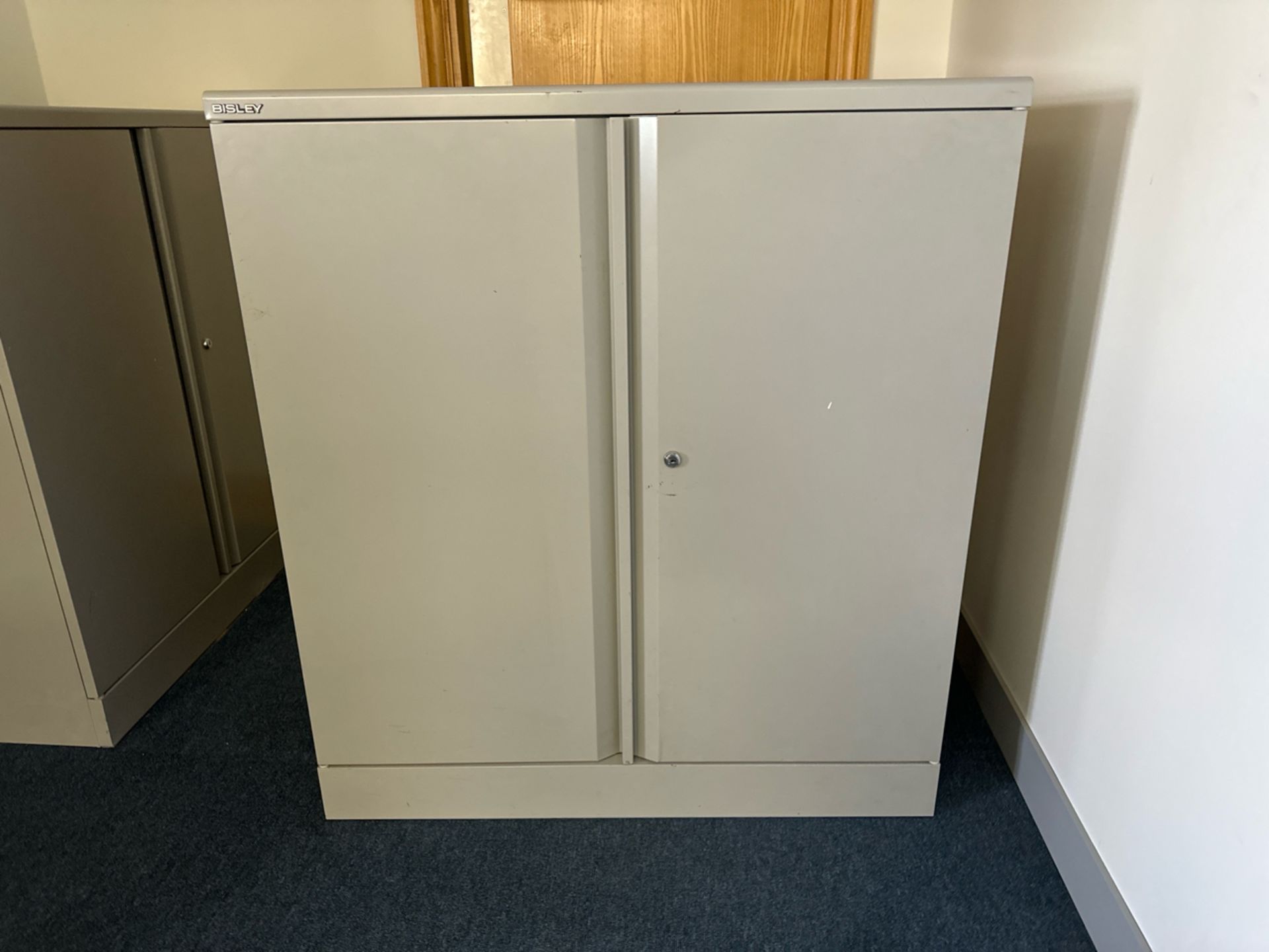 ref 129 - Bisley Metal Storage Cabinets x2