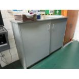 ref 842 - Grey Storage Cupboard