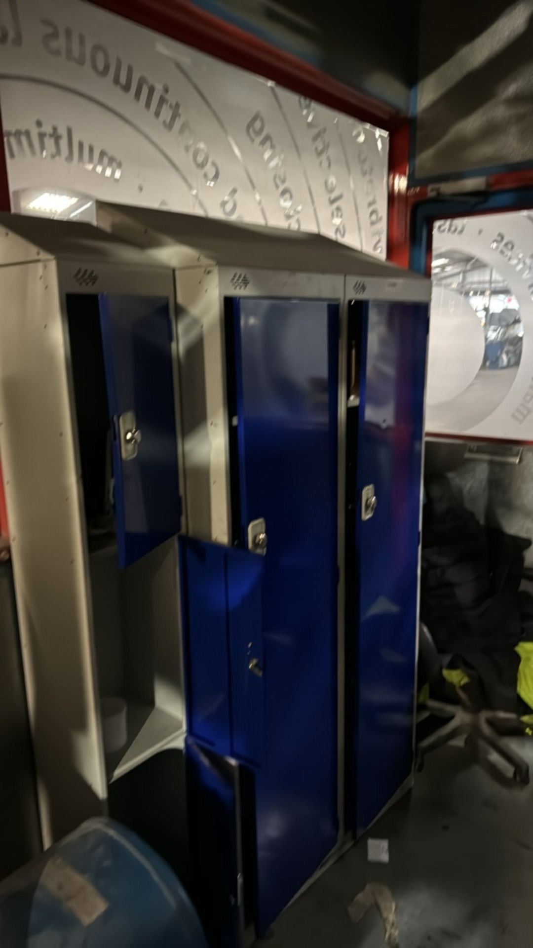 ref 597 - Set of 3 Lockers - Image 2 of 3