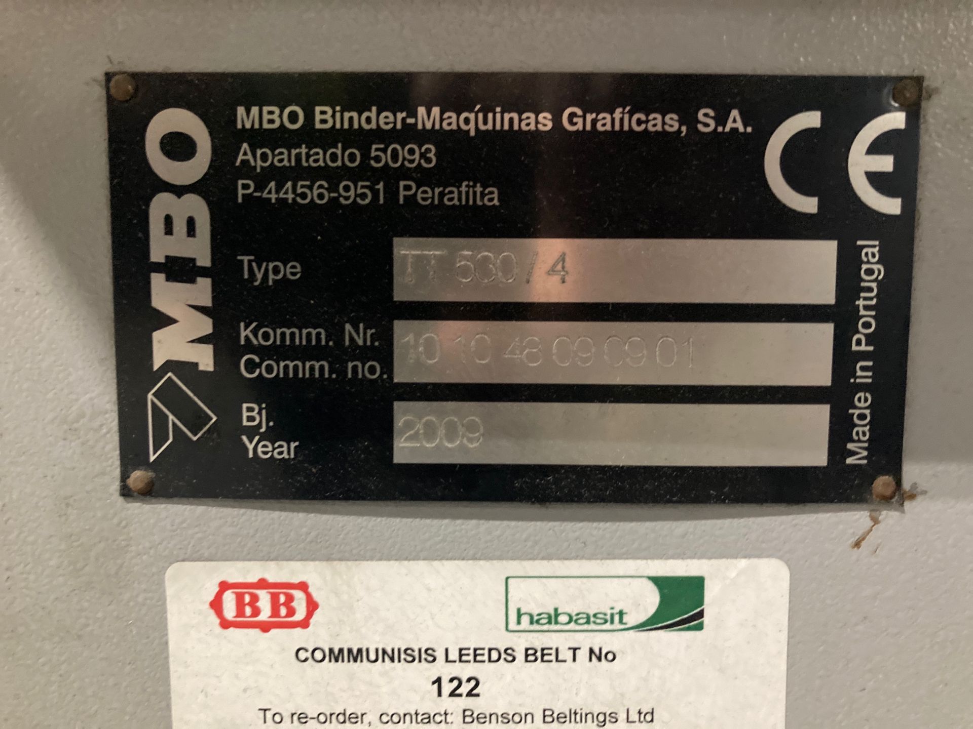 MBO TT 530/4 Folding Machine - Image 6 of 6