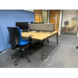ref 248 - Double Tables x2 & Chairs