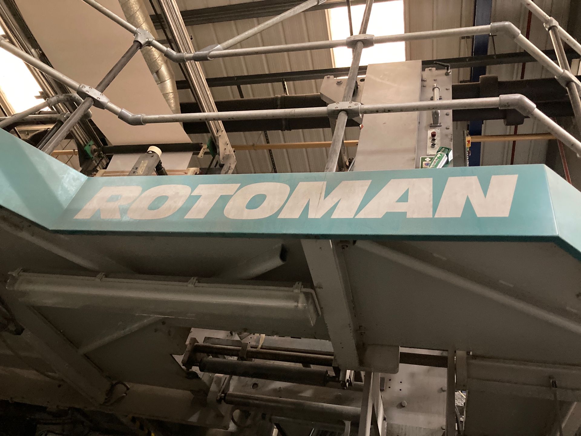 Man Roland Rotoman EDE 6 Station Offset Printing Press and Dryer - Image 2 of 15