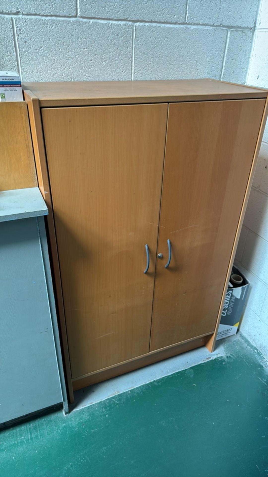 ref 843 - Wood Storage Cupboard - Image 2 of 4