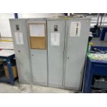 ref 567 - Metal Storage Cabinets x2