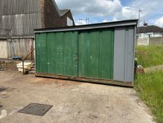 NO RESERVE - Green Bunded Storage Container