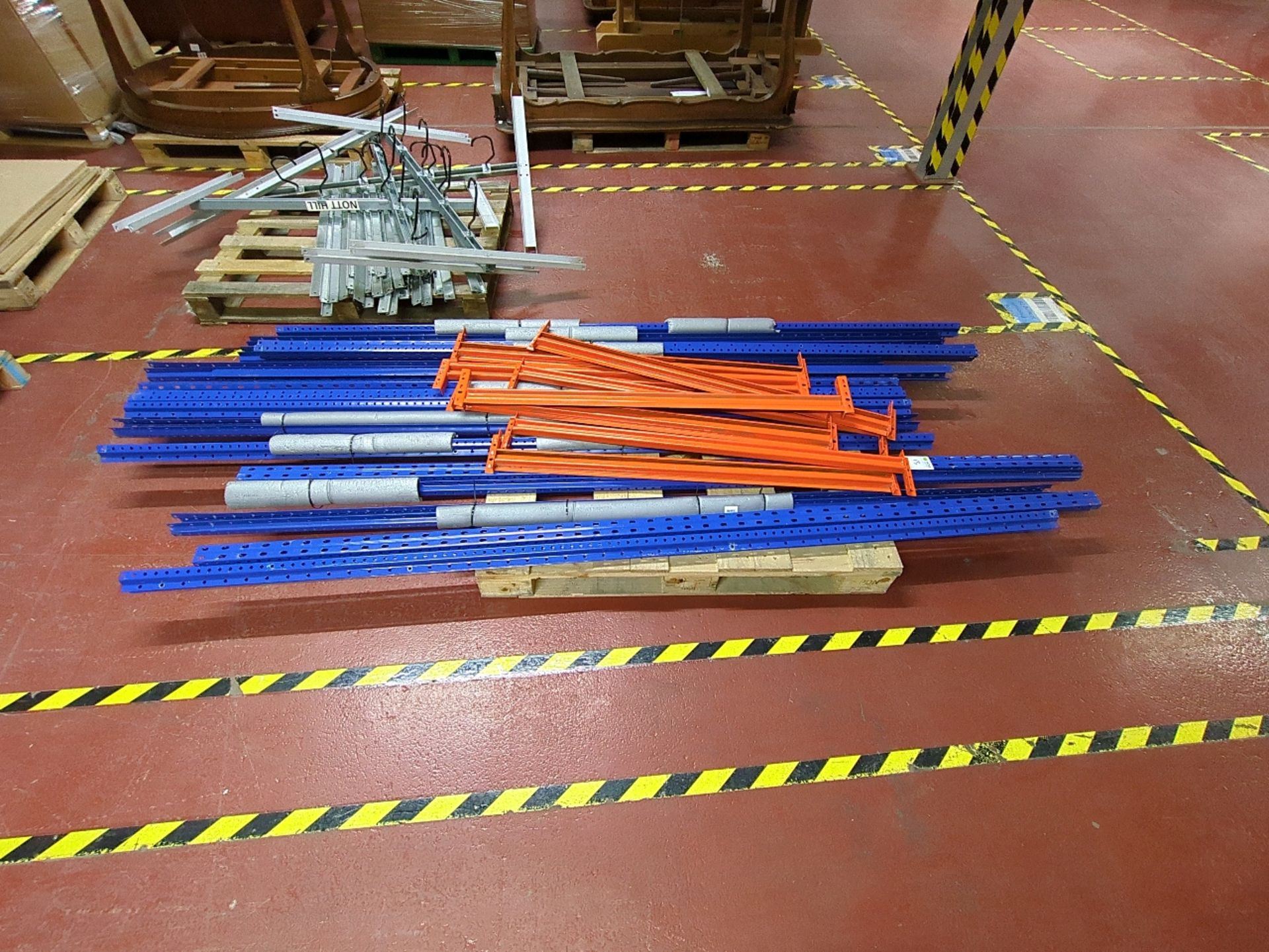 Assorted Racking Components Orange & Blue - Image 2 of 3