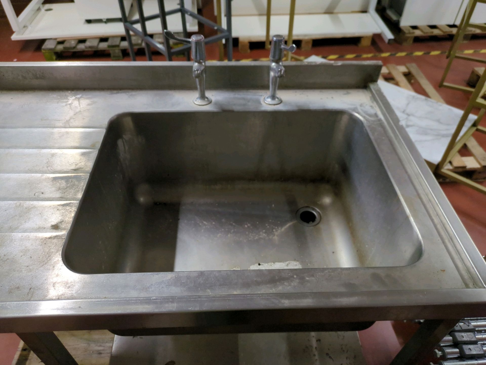 Commercial Catering Stainless Steel Sink - Bild 3 aus 5