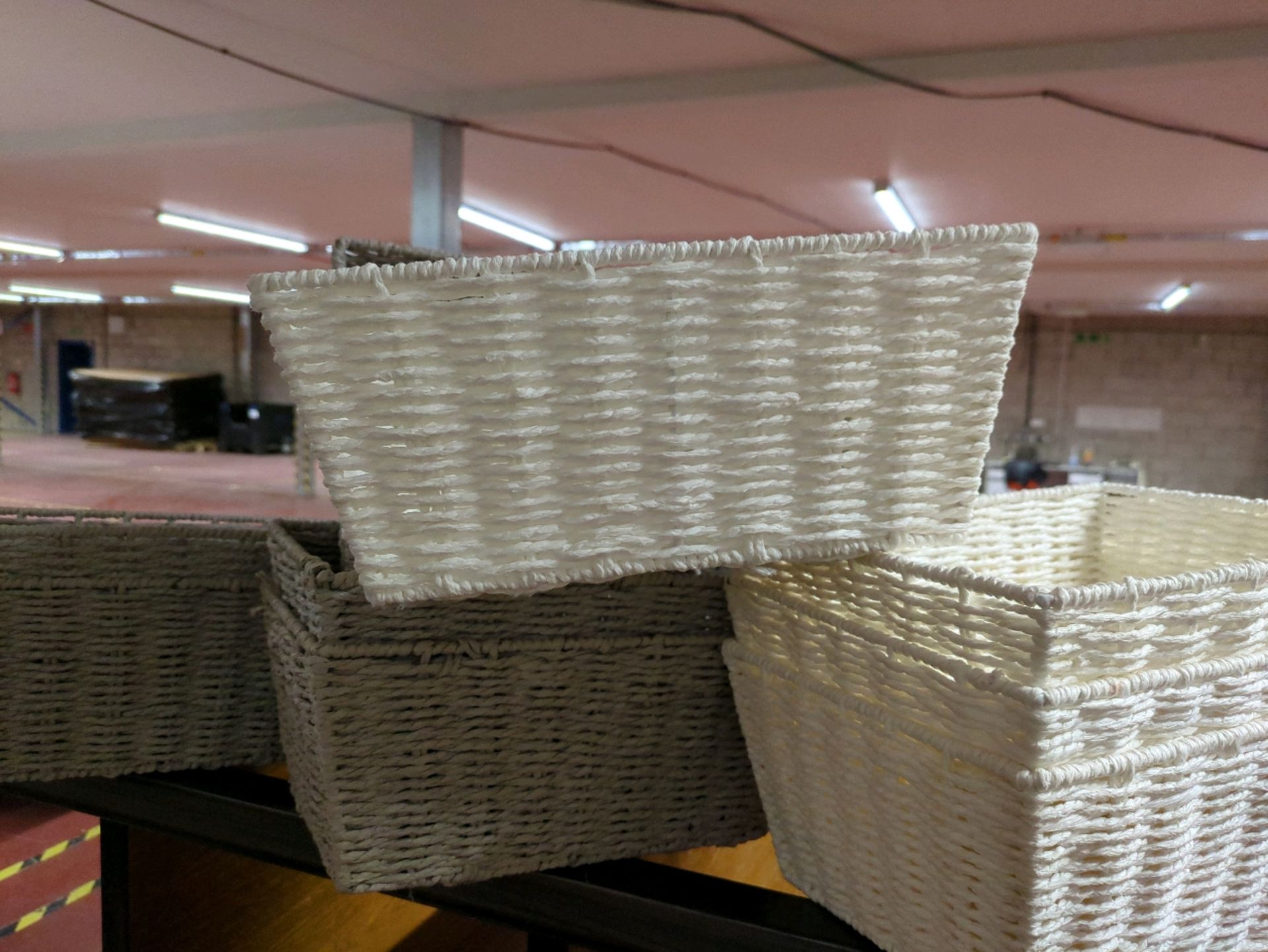 Small Wicker Storage Basket Trays - Image 3 of 4
