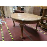 Large Oval Wooden Table