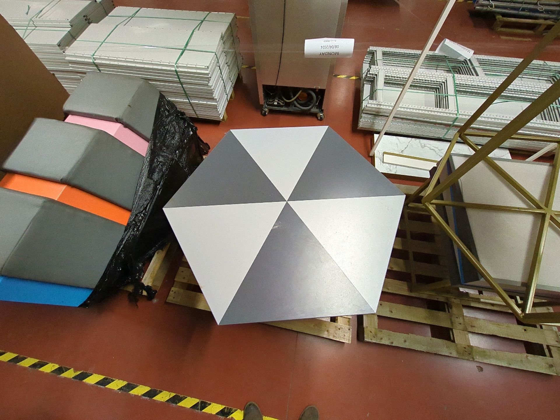 2 x Hexagon Display Tables - Image 5 of 6