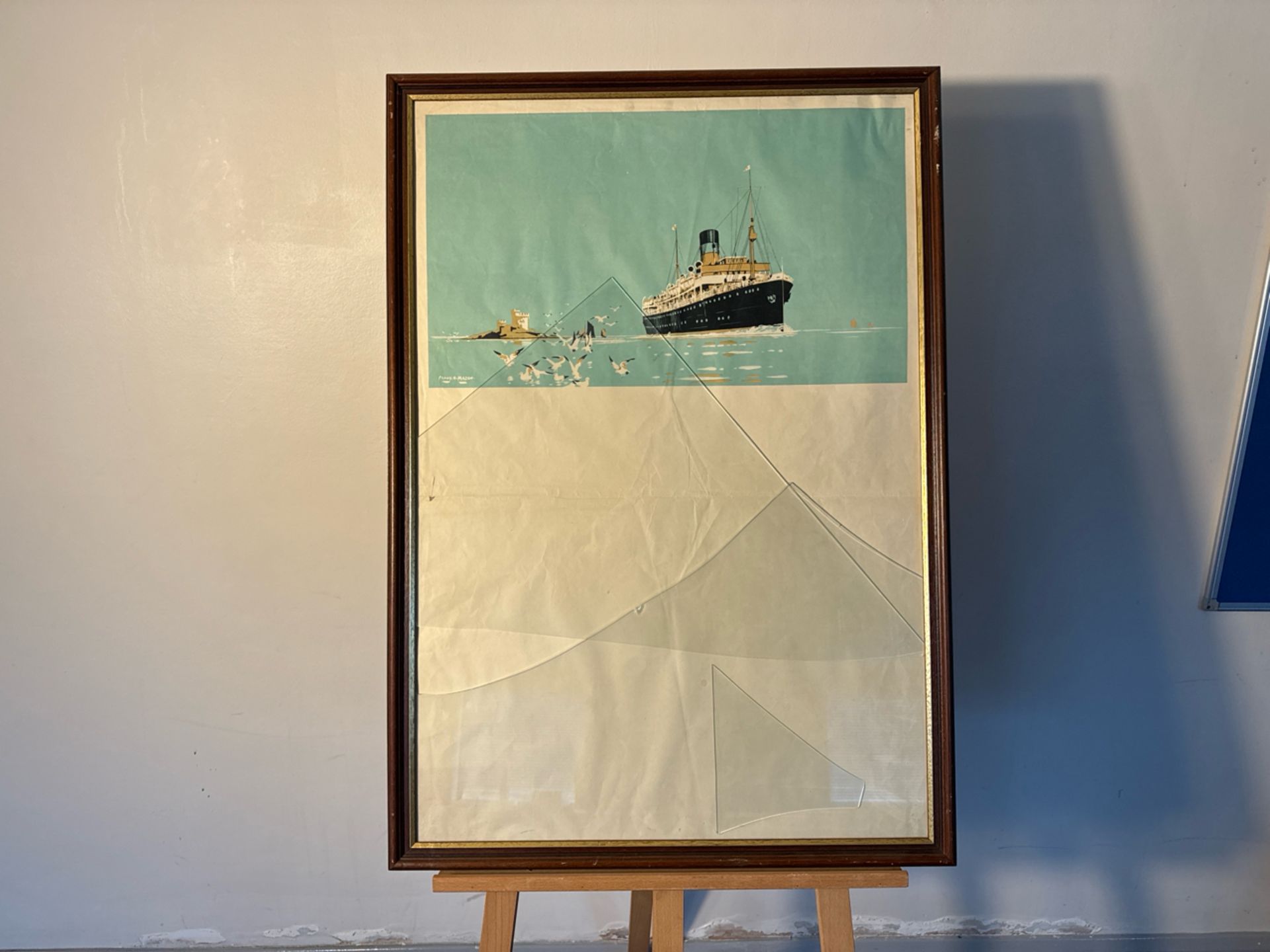 (ref 17) Boat Artwork Print