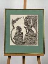 Artwork - Thai Temple Rubbing