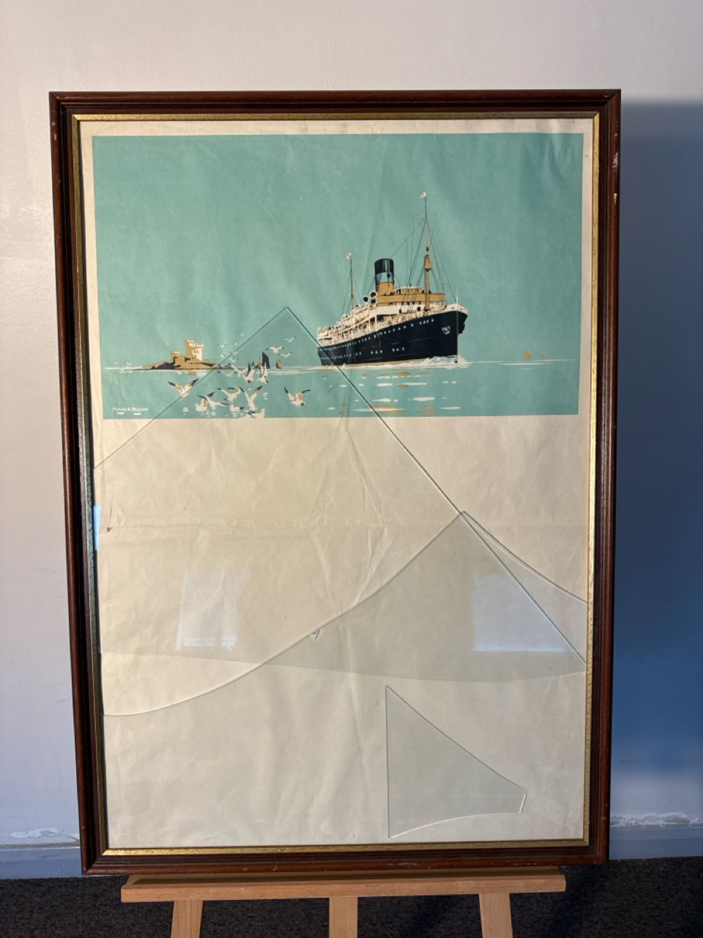 (ref 17) Boat Artwork Print - Image 2 of 3