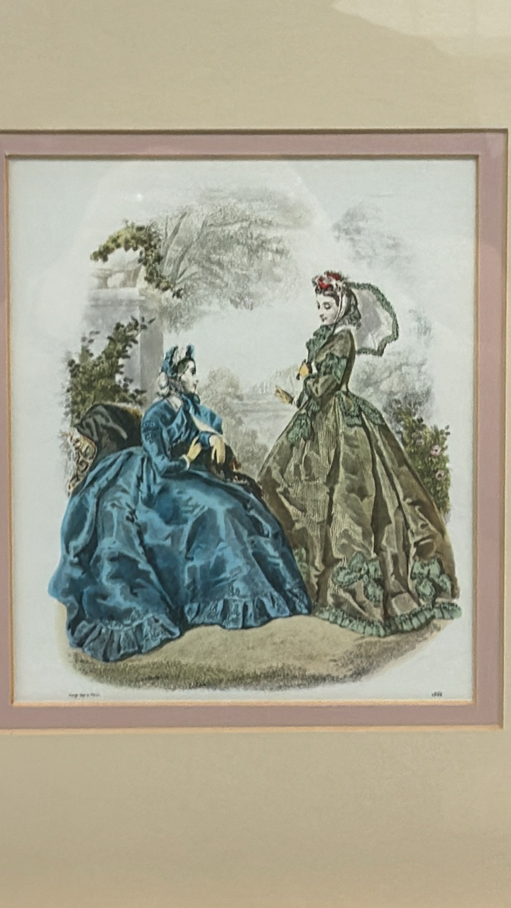 Artwork Print Set of 2 Victorian Ladies - Image 3 of 5