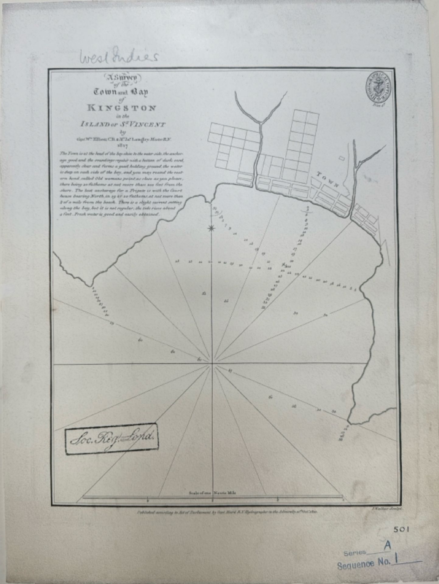 Kingston Town Survey Map Print - Image 2 of 2