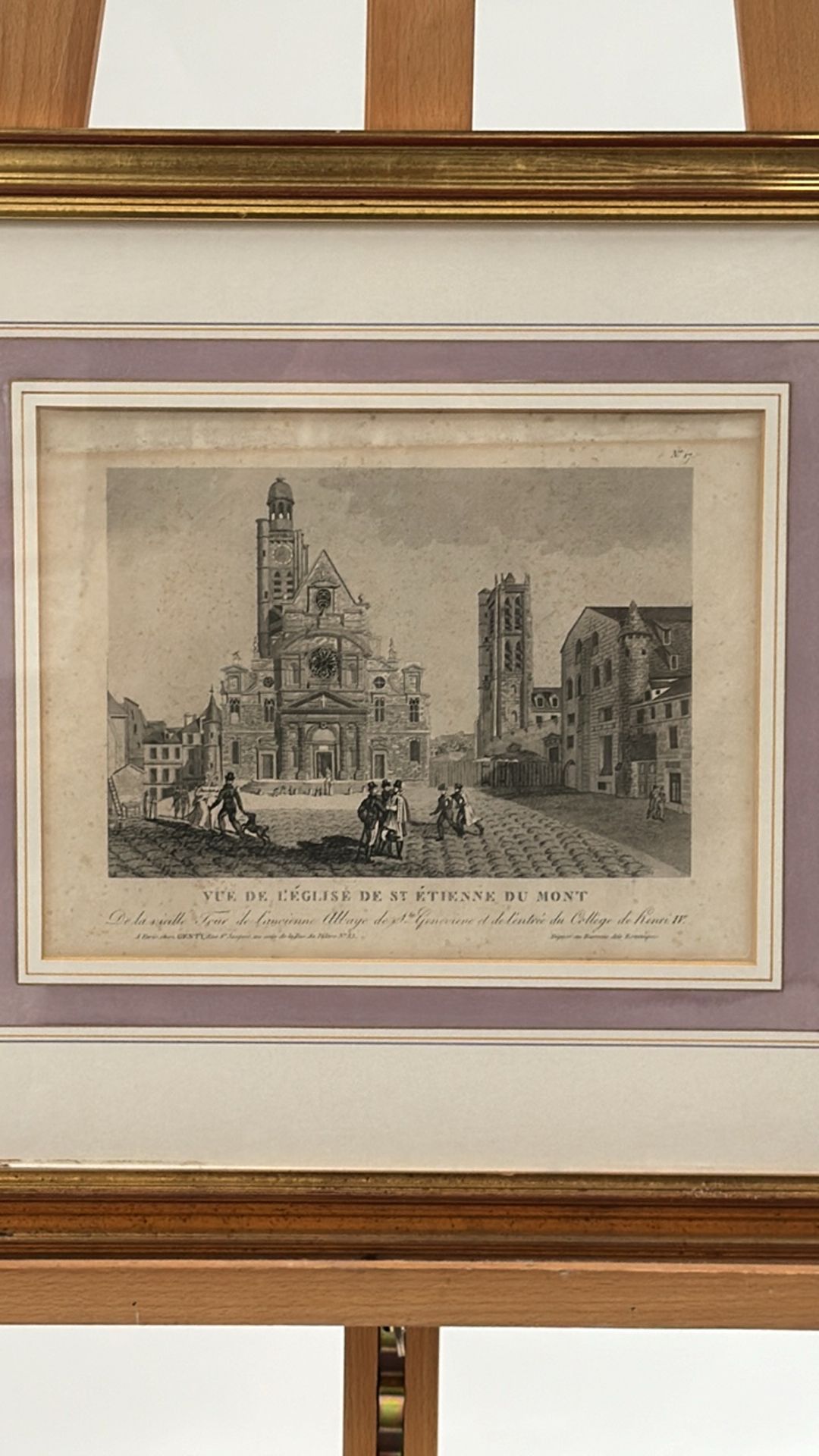Print 'The Church of St Etinenne' - Image 3 of 4