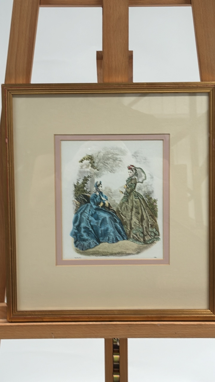 Artwork Print Set of 2 Victorian Ladies - Image 2 of 5