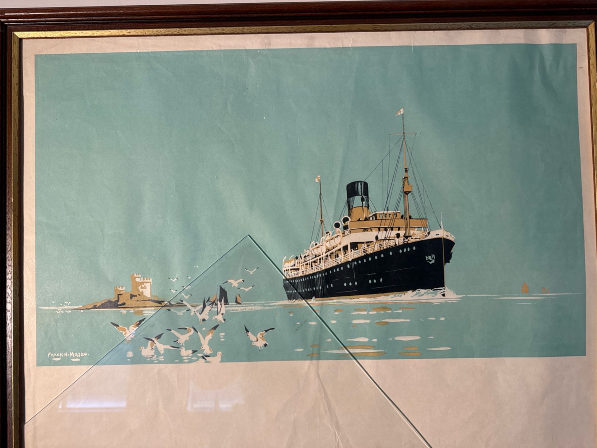 (ref 17) Boat Artwork Print - Image 3 of 3