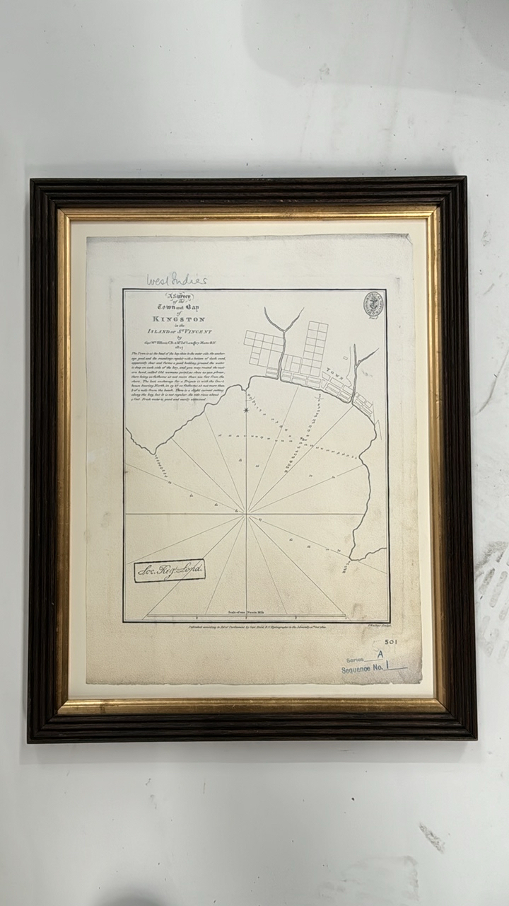 Kingston Town Survey Map Print