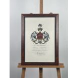 Francis Godolph Coat of Arms Artwork Print