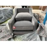 Iggy Armchair In Earl Grey Smart Velvet