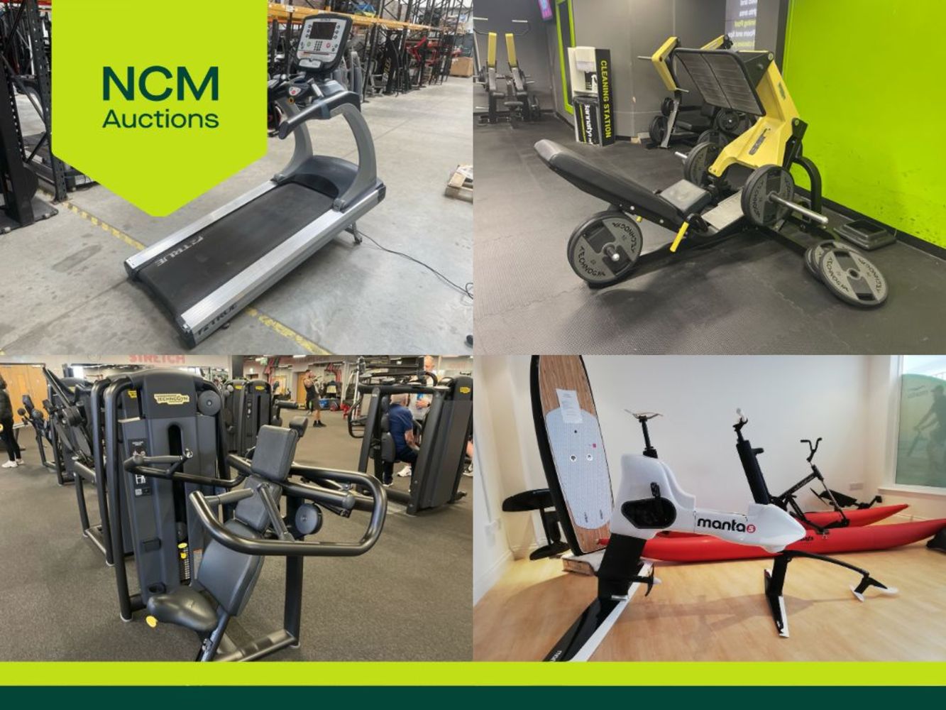 MAINLY NO RESERVE - Exercise Equipment - To Include Steppers, Shoulder Press, Cross Trainers, Chest Press, Leg Press, Treadmills,& More