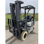 2007, NISSAN - 1.8 Tonne Gas Forklift (container / triple mast - 6240 hours)