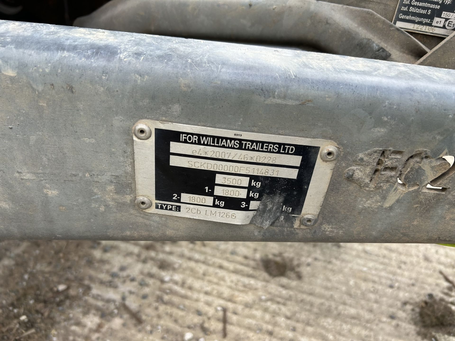 Used Ifor Williams LM126 Trailer - Image 7 of 8