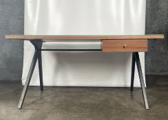 Modern Glass Top Desk