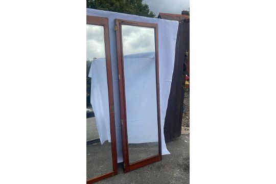 NO Reserve - Pair Of Wardrobe Doors With Mirrors - Image 2 of 5