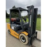 2015, Jungheinrich - 2.5 Tonne Gas Forklift (container, triple mast 1000 hours)