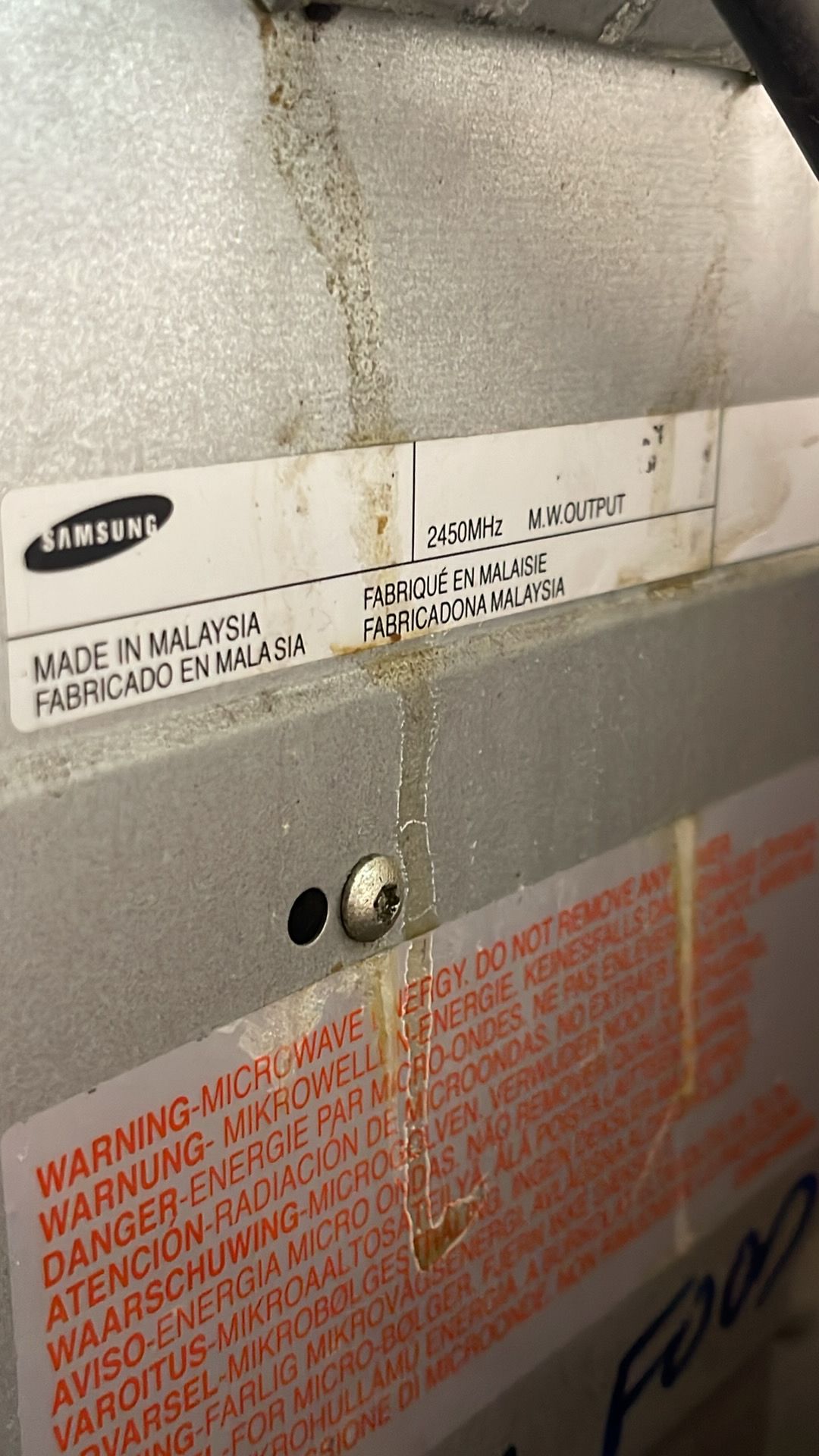 *NO RESERVE* Samsung CM1529 1500w Microwave Oven - Image 4 of 4