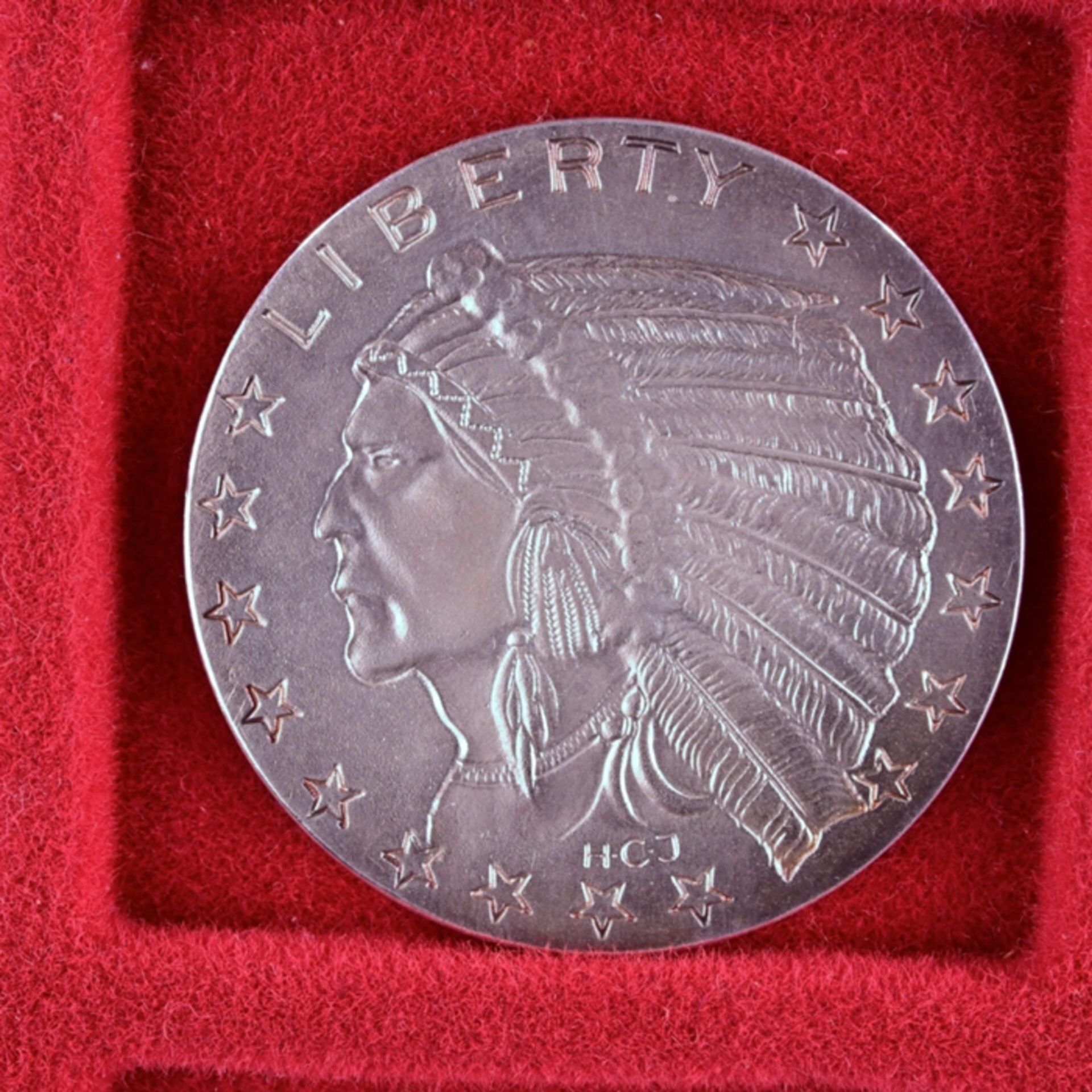 1 TROY OZ - REPLICA. Durchmesser ca. 39 mm. - Image 2 of 3