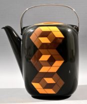 " Snorri" - Kaffeekanne, Entwurf von Victor Vasarely, Ausführung: Rosenthal Studio Line/Galerie, l