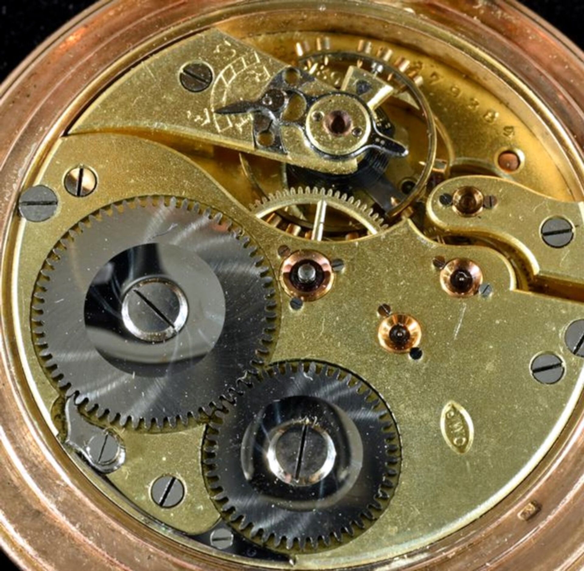 Schwere IWC (International Watch Company) Savonette Herrentaschenuhr, Schweiz um 1900, 14 K Roségol - Image 7 of 14