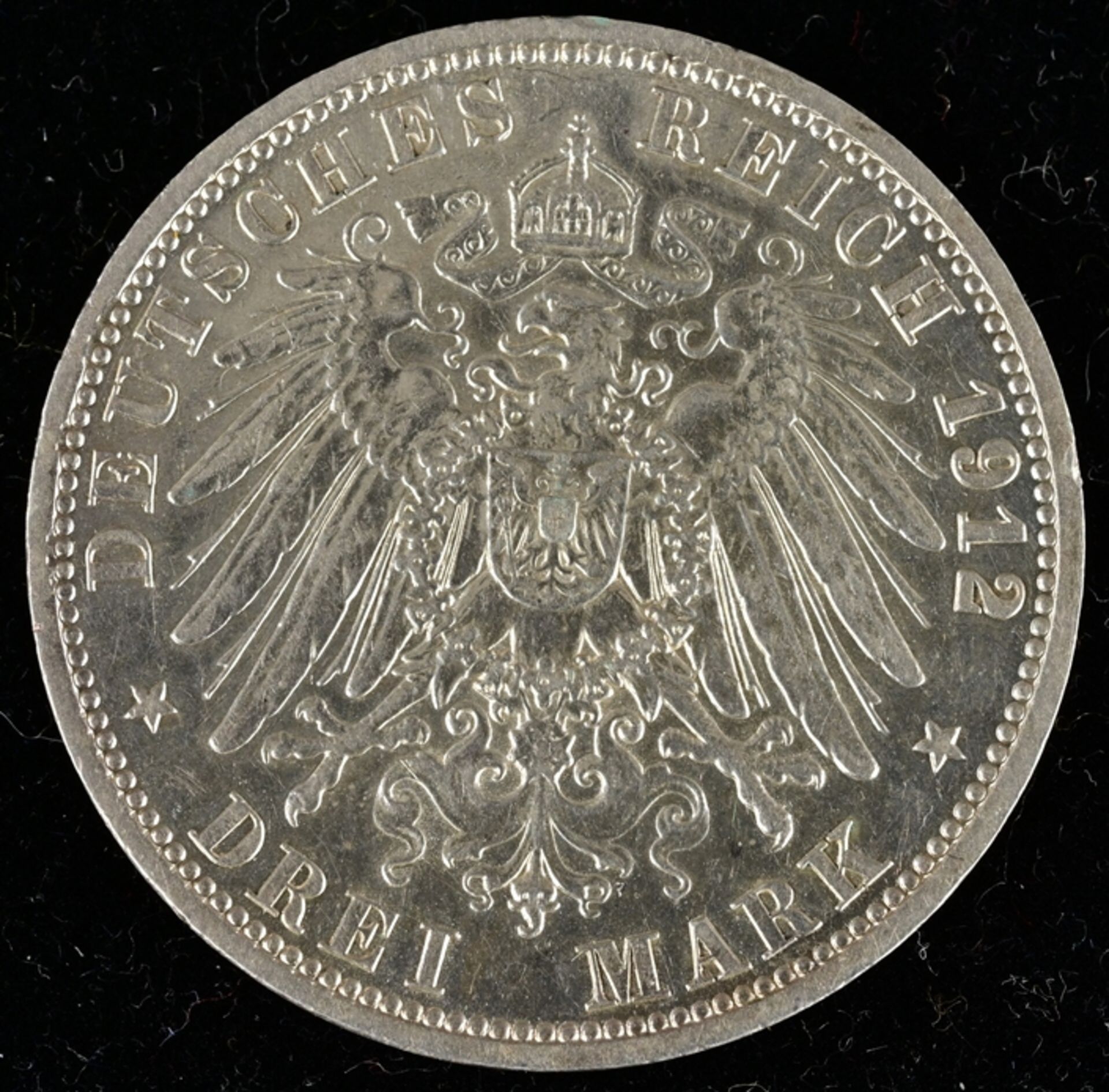 3 Reichsmark, Preussen, 1912 - A, VZ-St, Silber - Image 2 of 2