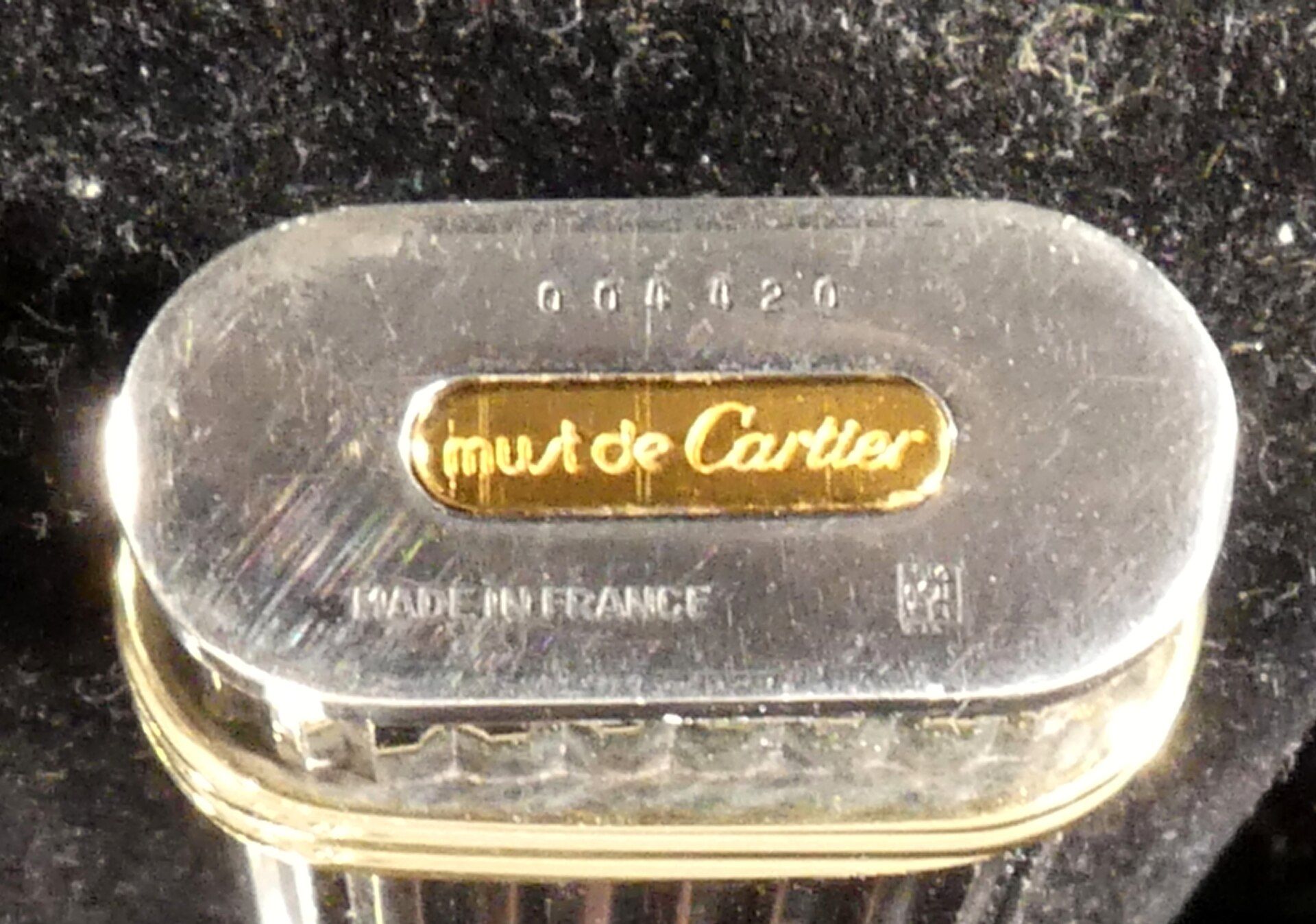 3 teiliges CARTIER - Konvolut, bestehend aus "must de Cartier" - Brieföffner, Länge ca. 19 cm, No. - Image 6 of 8