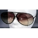 CARRERA Sonnenbrille im orig. Etui, Porsche - Design, Vintage- Brille der wohl 1970er/ 80er Jahre.