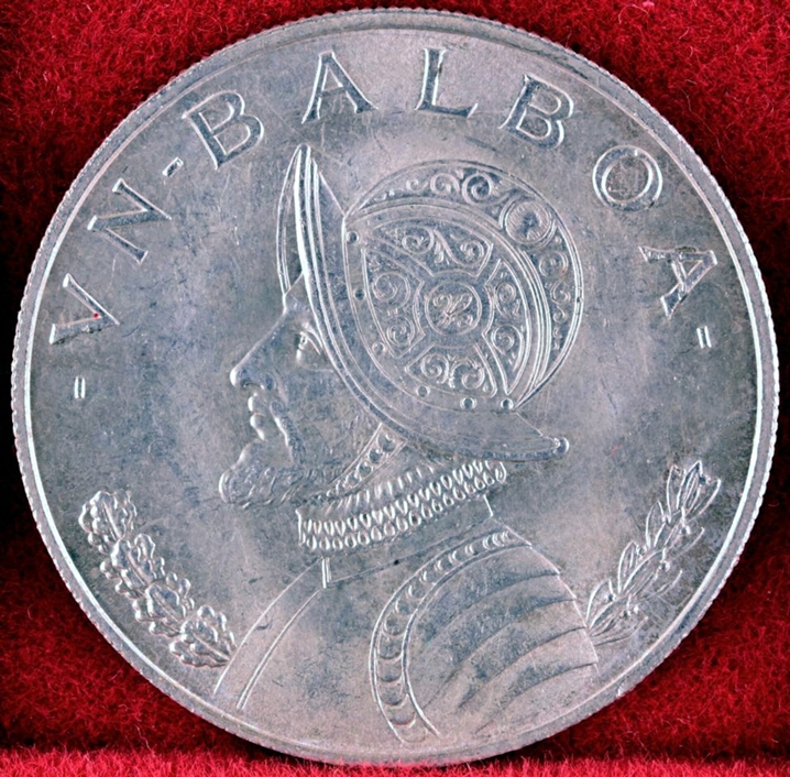 "UN - BALBOA" - Panama - 1966 - Silber. Durchmesser ca. 38 mm. VZ - Image 2 of 3
